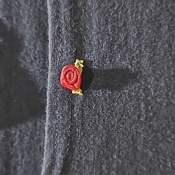 VINTAGE GIRL'S DRESS, Jonathan Martin Kids, Navy, Black Cherry  Size 10/12, Maxi - Picture 4 of 10